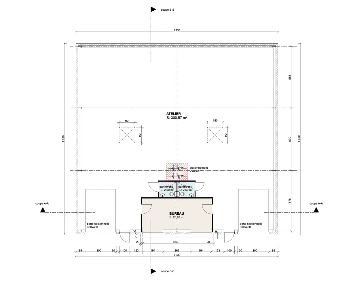Plan Saint-Germain-Laxis
