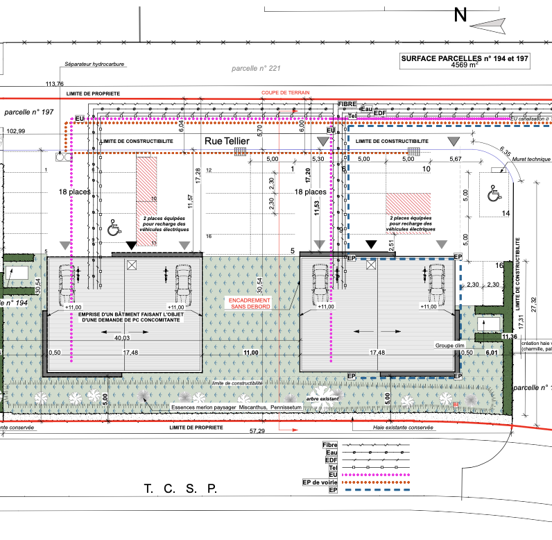 Plan de masse Saint-Pierre-du-Perray